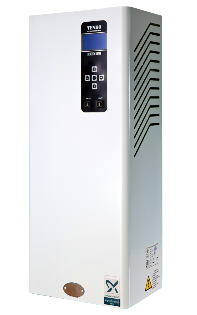 Электрический котел Tenko Премиум 7.5 кВт 380В (с насосом Grundfos)