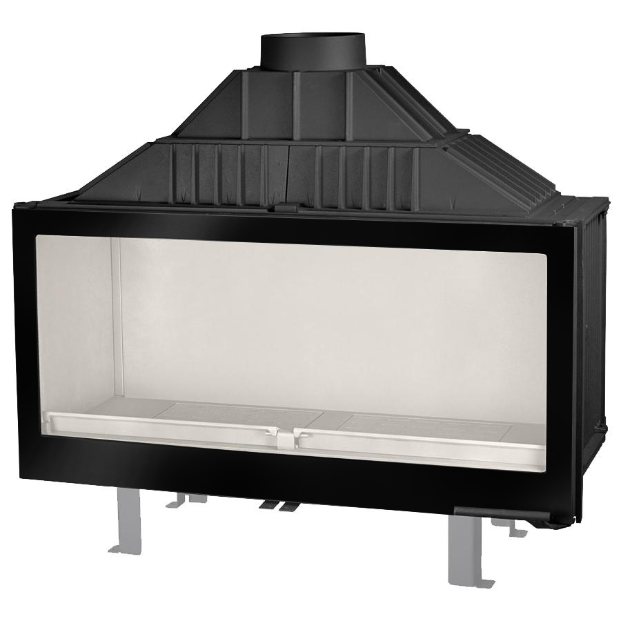 Топка Liseo Castiron LCI 11 GF BG (черное стекло)