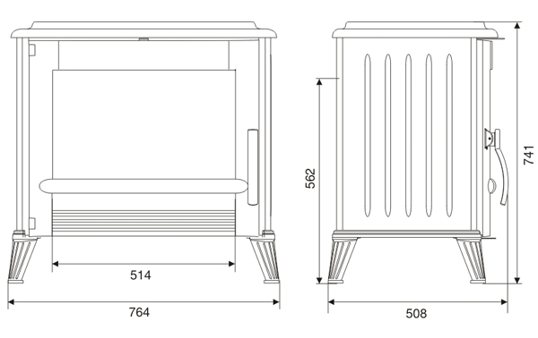 Печь-камин Invicta Le Modena (P917544)