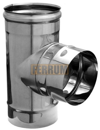 Тройник-Д 90 FERRUM (430/0,8 мм) ф120